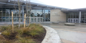 Lights Dazzle the New Courtyard