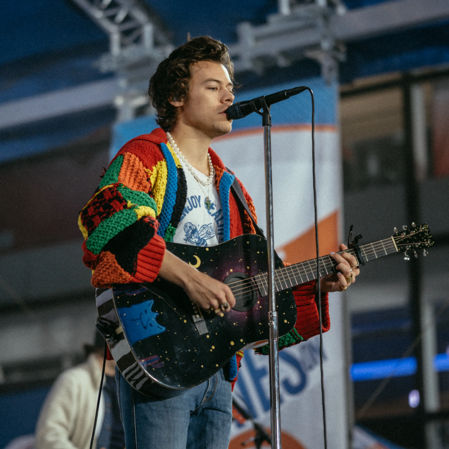 The “Harry Styles cardigan,” which made its debut in February of 2020 as a piece from JW Anderson’s spring menswear collection, was quickly whipped into a media craze as people began to recreate it. The cardigan itself became so popular that it now resides in the V & A Museum in London.
