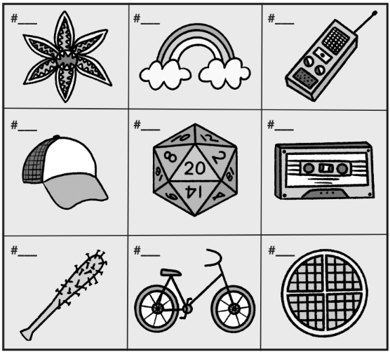 Stranger Things Season 5 BINGO